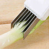 Onion Knife Vegetable Cutter Cut Cooking Tools Spring Cutter gadget Kitchen Tools Onion Shredder Slicer